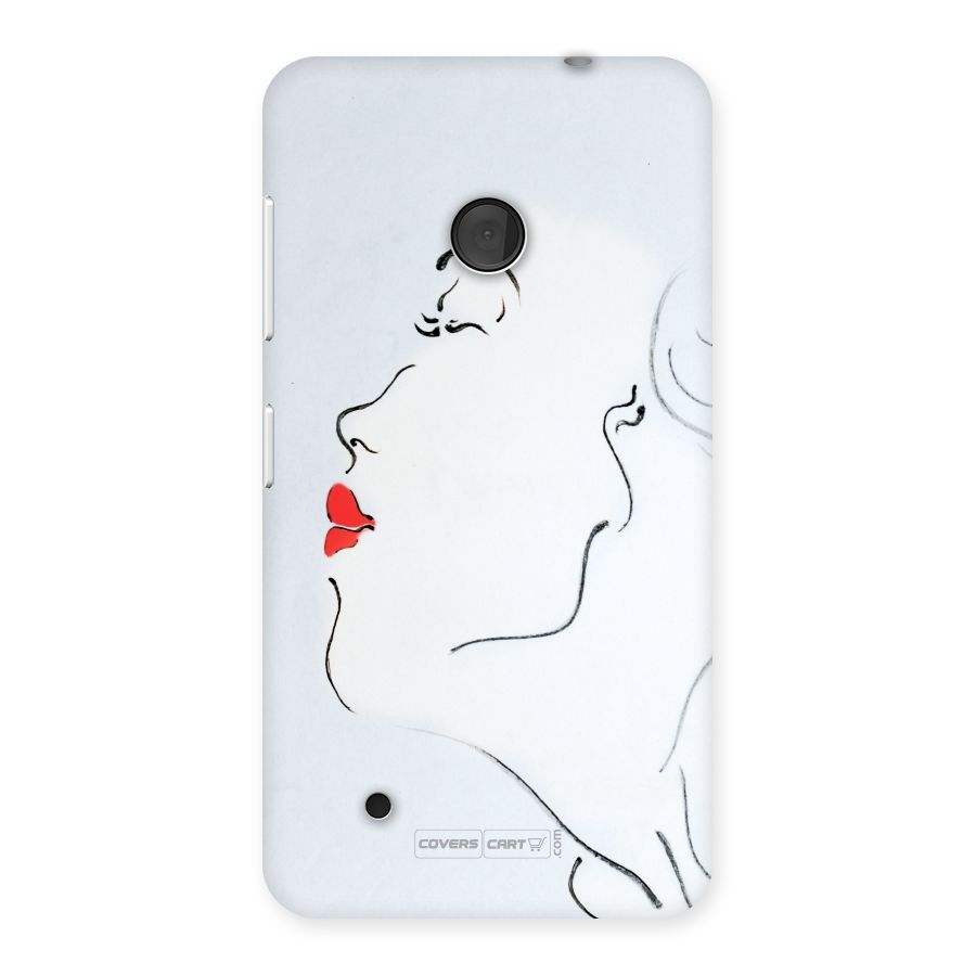 Girl in Red Lipstick Back Case for Lumia 530