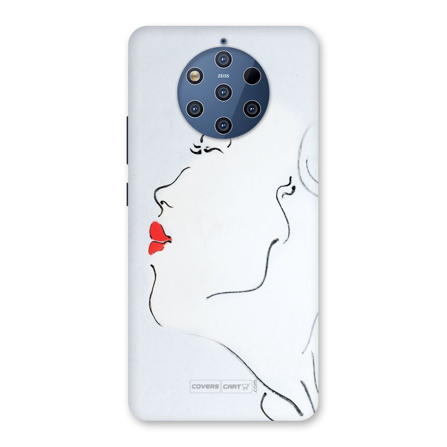 Girl in Red Lipstick Back Case for Nokia 9 PureView