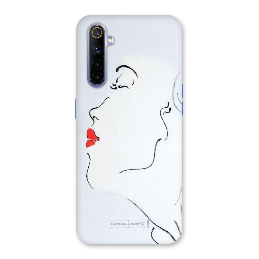 Girl in Red Lipstick Back Case for Realme 6i