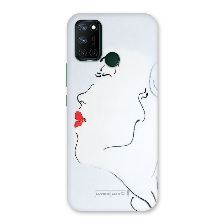 Girl in Red Lipstick Back Case for Realme 7i