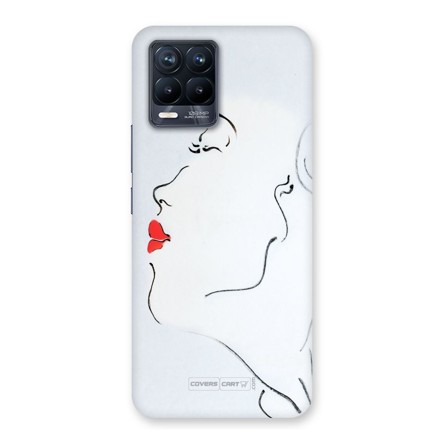 Girl in Red Lipstick Back Case for Realme 8 Pro