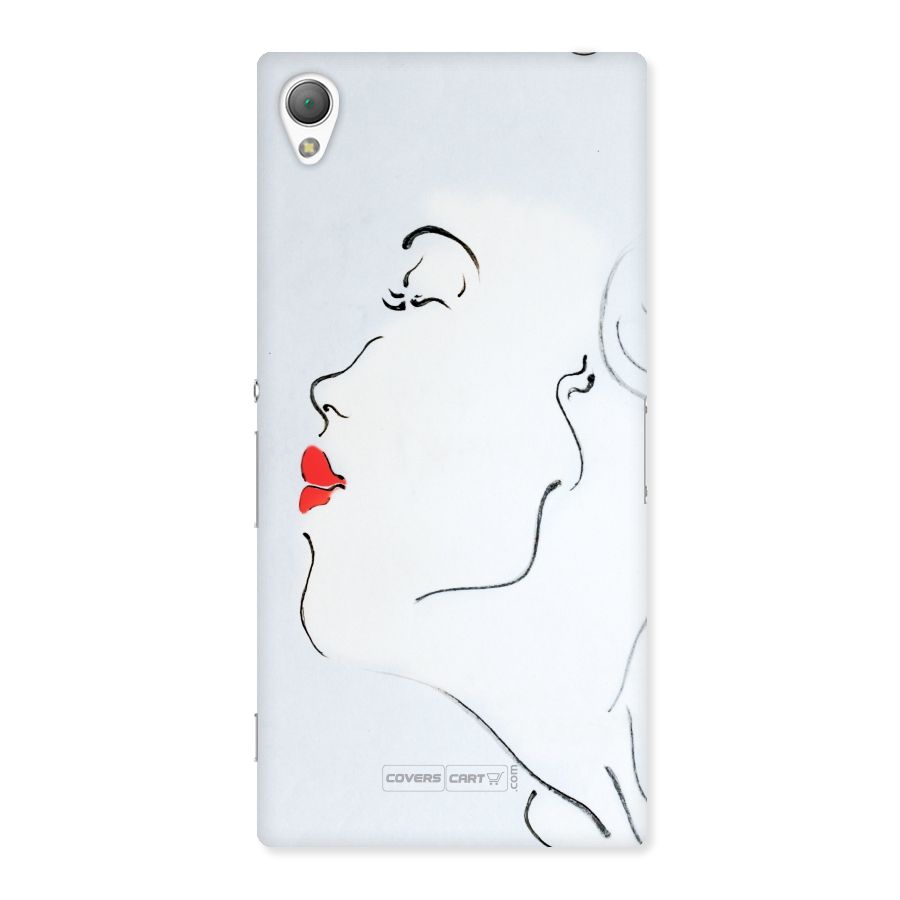 Girl in Red Lipstick Back Case for Sony Xperia Z3
