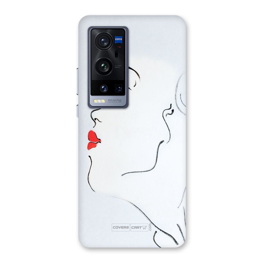 Girl in Red Lipstick Back Case for Vivo X60 Pro Plus