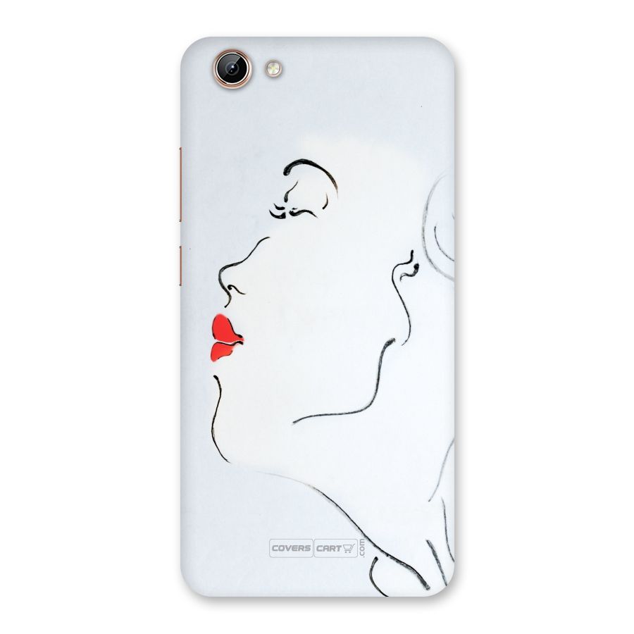 Girl in Red Lipstick Back Case for Vivo Y71i