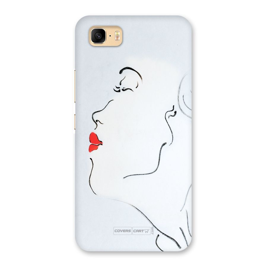 Girl in Red Lipstick Back Case for Zenfone 3s Max