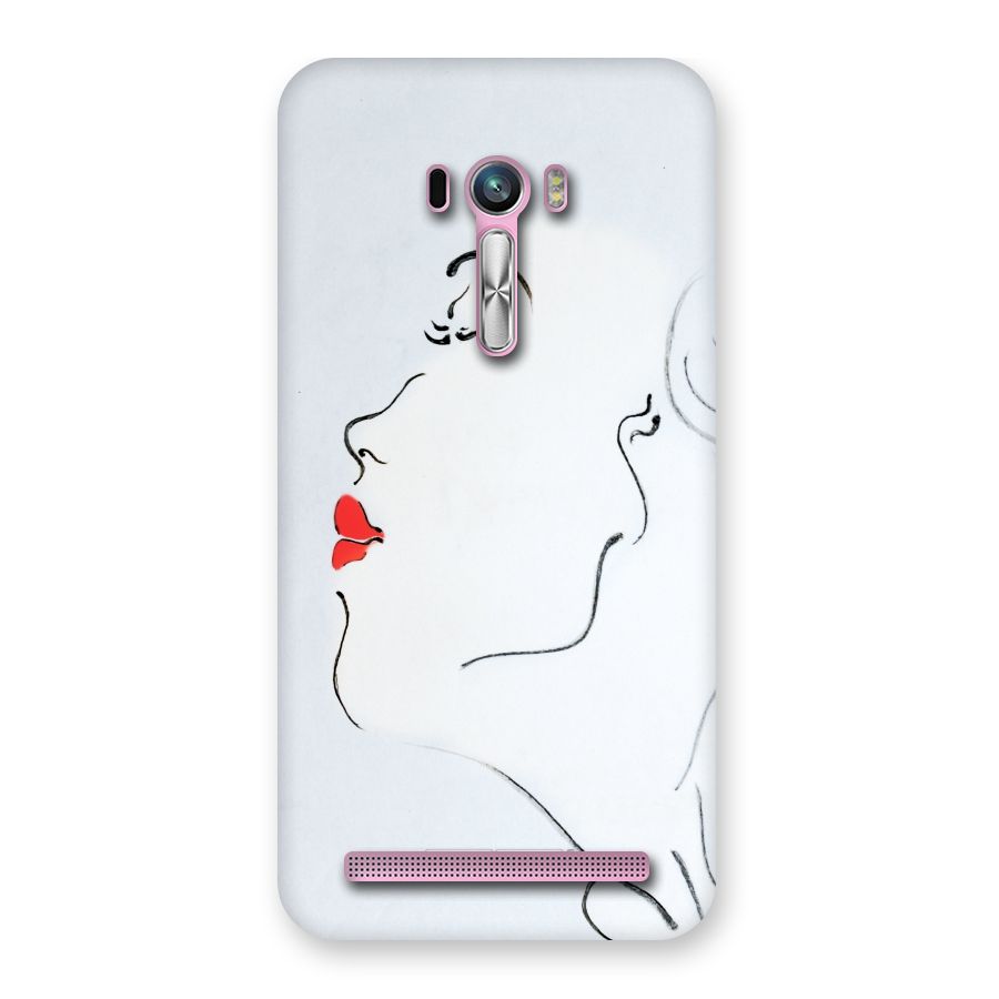 Girl in Red Lipstick Back Case for Zenfone Selfie