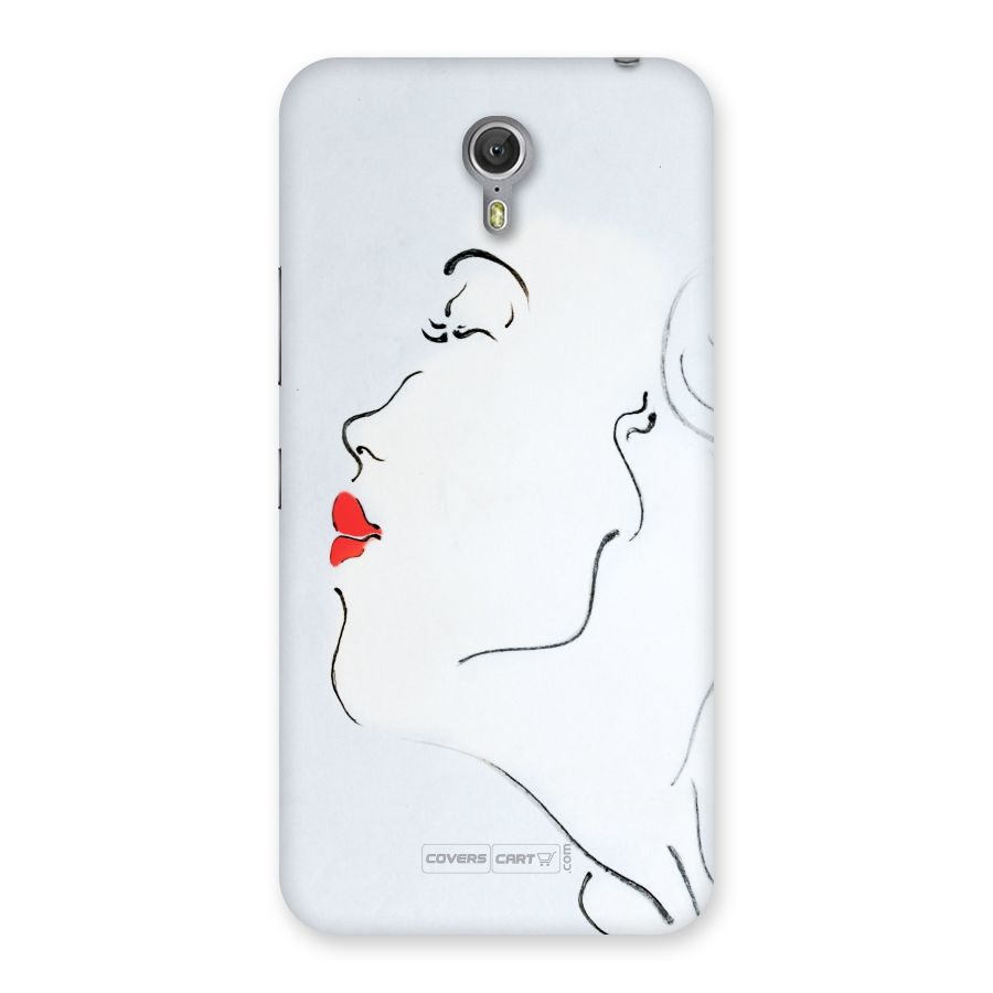 Girl in Red Lipstick Back Case for Zuk Z1