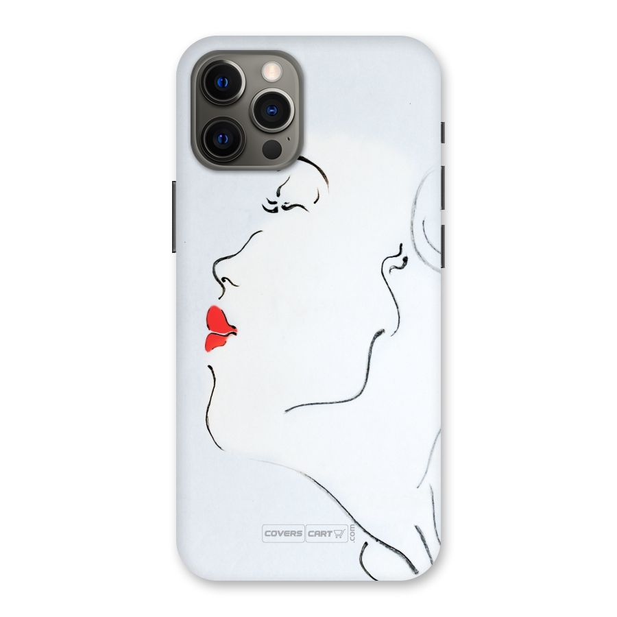 Girl in Red Lipstick Back Case for iPhone 12 Pro Max