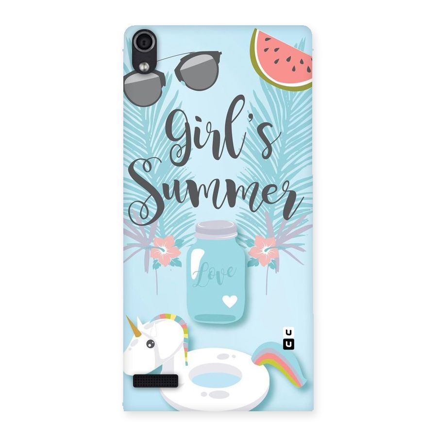 Girls Summer Back Case for Ascend P6