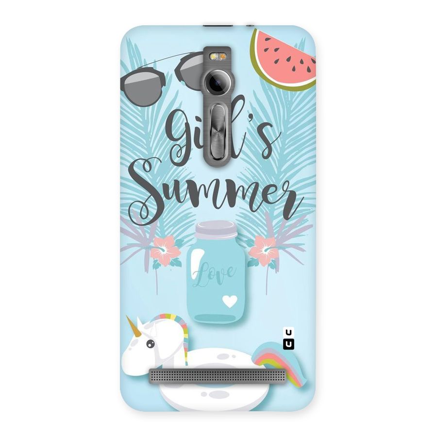 Girls Summer Back Case for Asus Zenfone 2