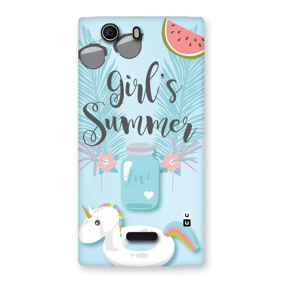 Girls Summer Back Case for Canvas Nitro 2 E311