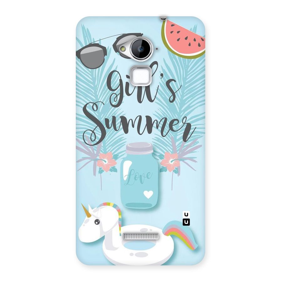 Girls Summer Back Case for Coolpad Note 3