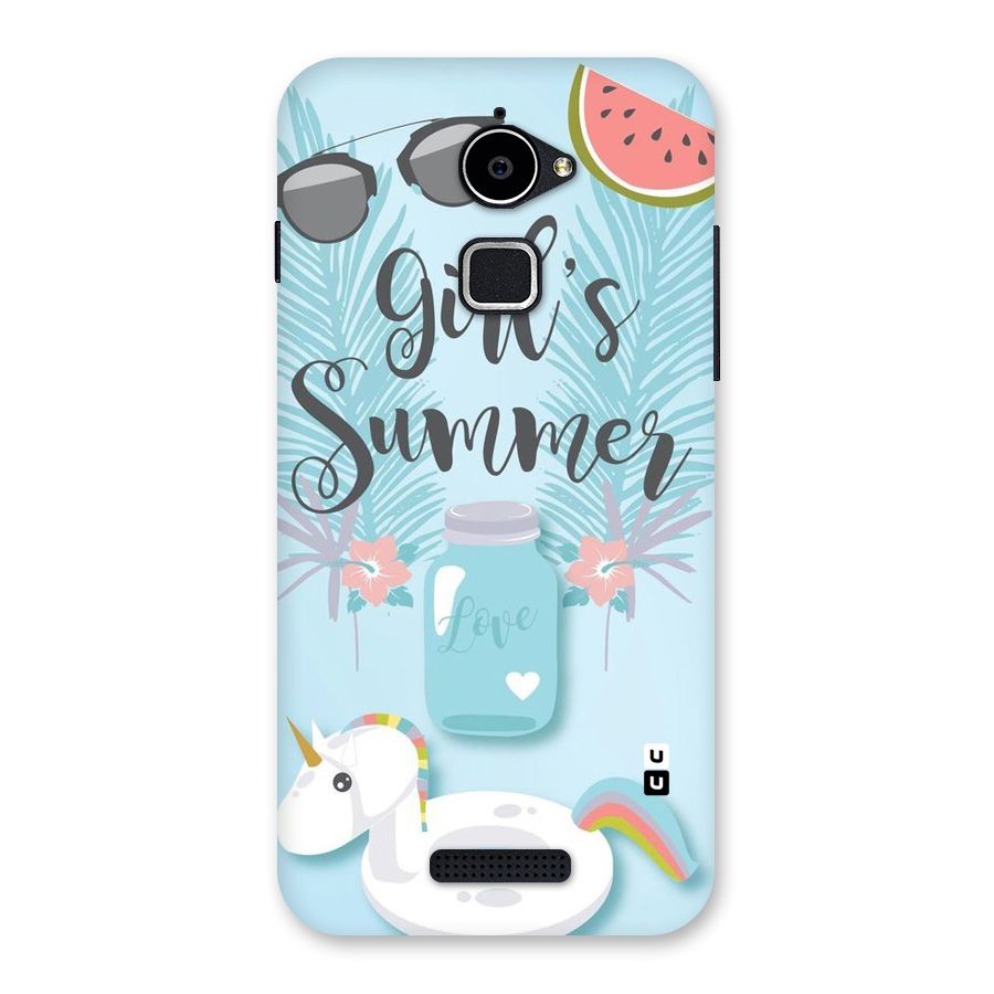 Girls Summer Back Case for Coolpad Note 3 Lite