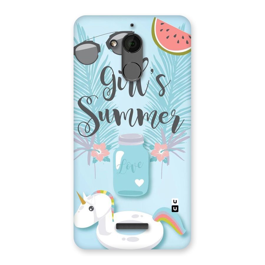 Girls Summer Back Case for Coolpad Note 5