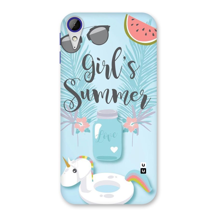 Girls Summer Back Case for Desire 830