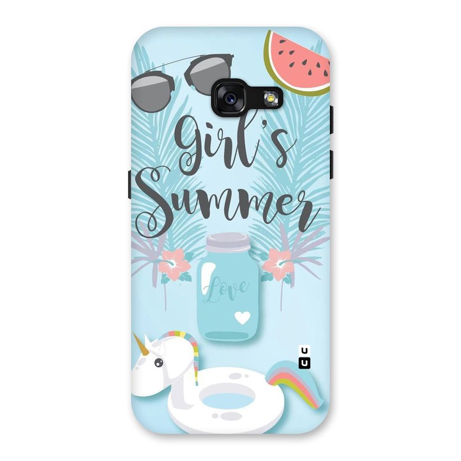 Girls Summer Back Case for Galaxy A3 (2017)