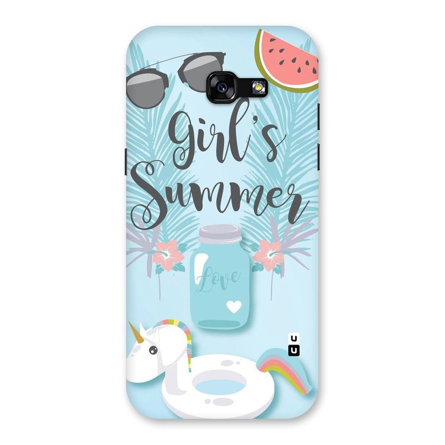 Girls Summer Back Case for Galaxy A5 2017