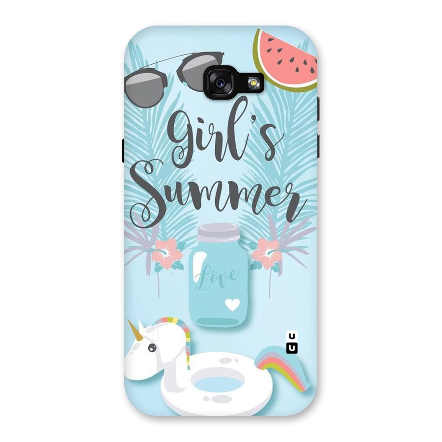 Girls Summer Back Case for Galaxy A7 (2017)
