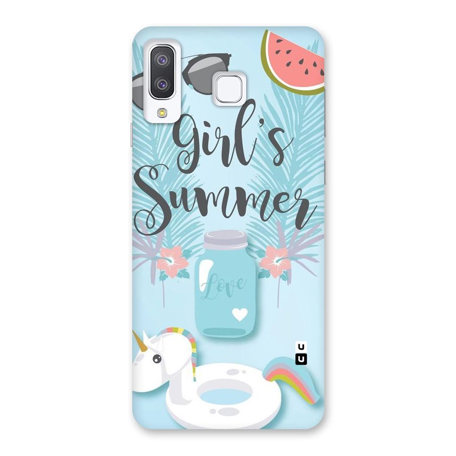 Girls Summer Back Case for Galaxy A8 Star