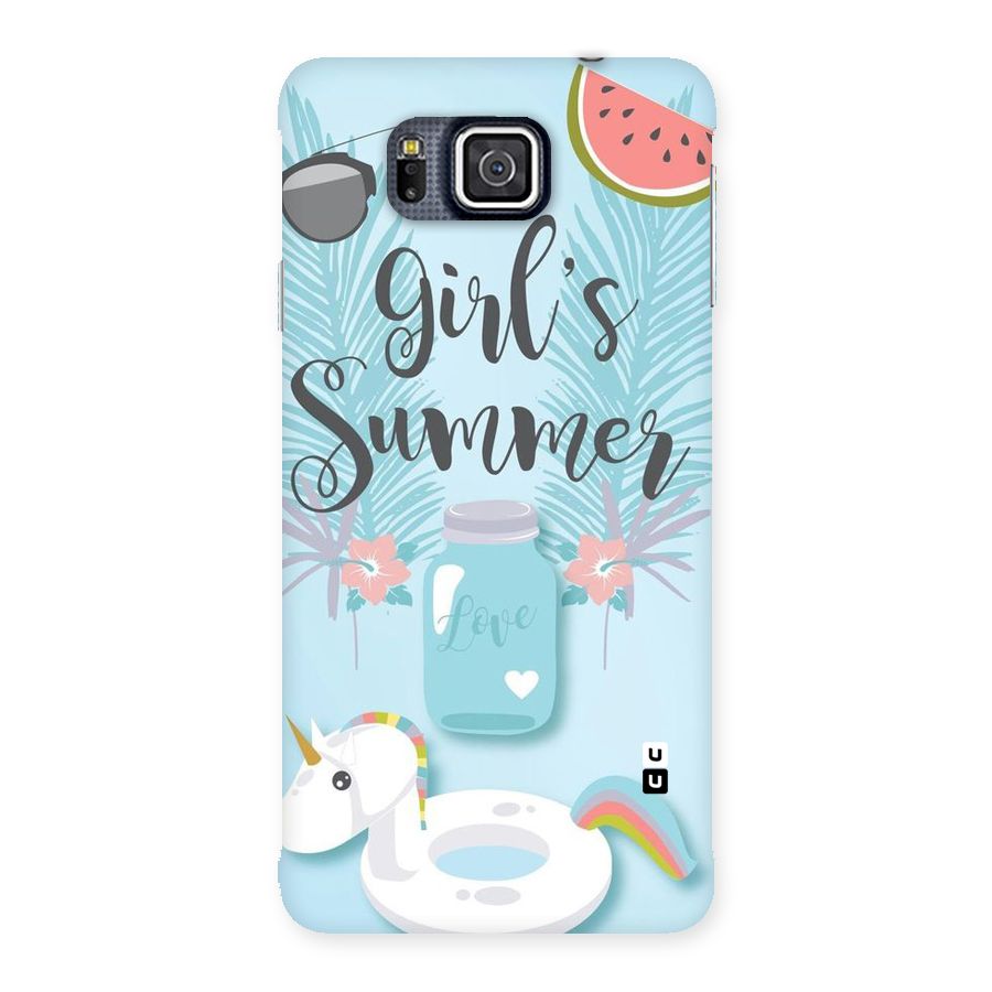 Girls Summer Back Case for Galaxy Alpha