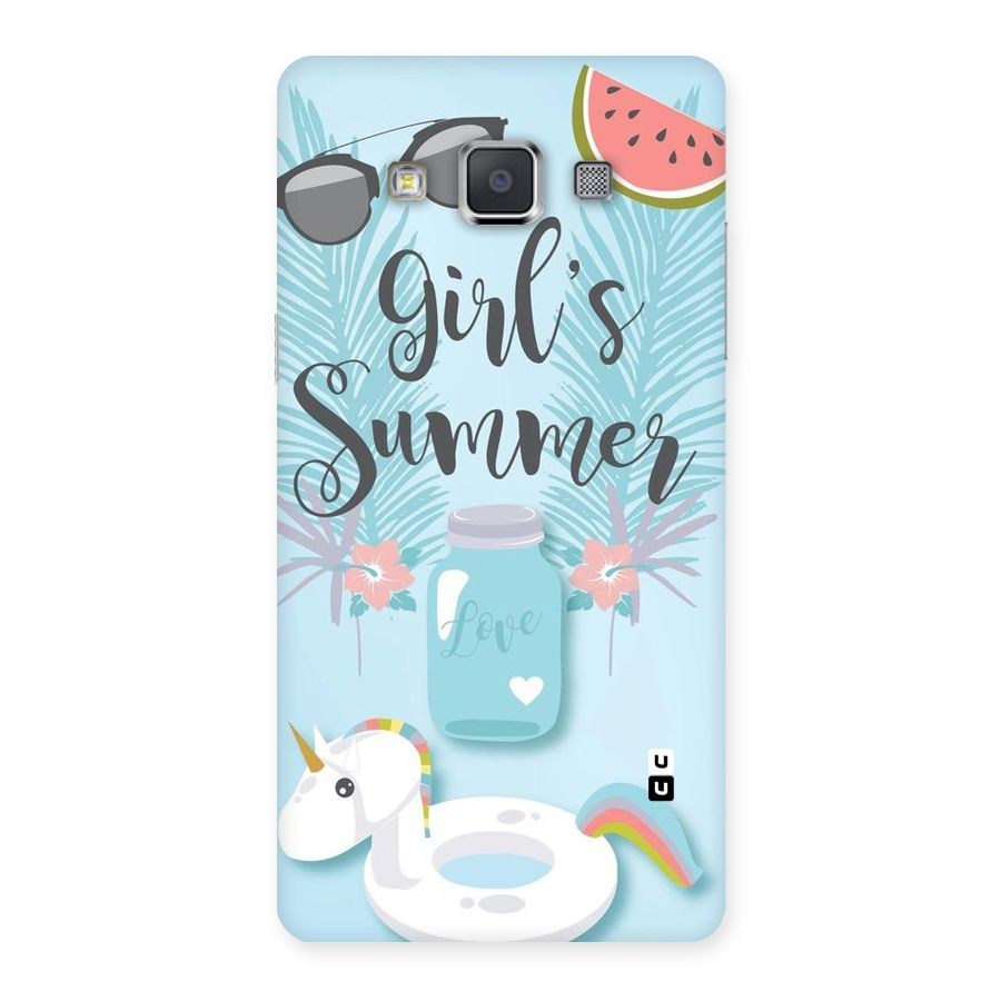 Girls Summer Back Case for Galaxy Grand Max
