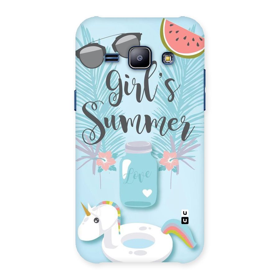 Girls Summer Back Case for Galaxy J1