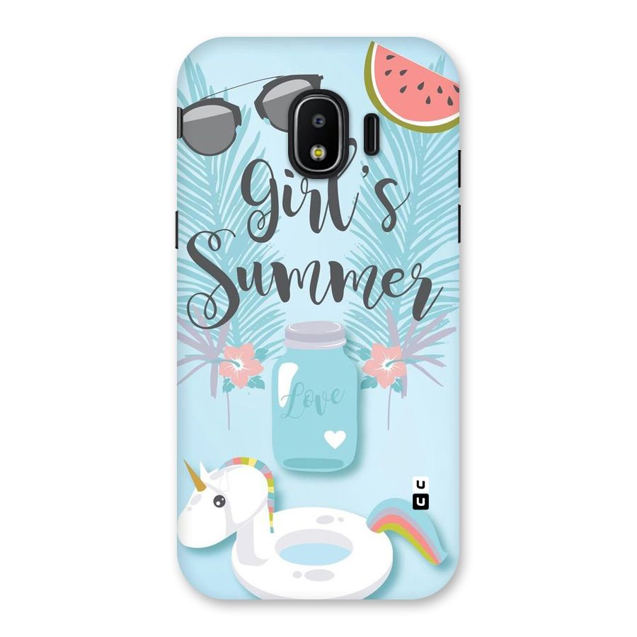 Girls Summer Back Case for Galaxy J2 Pro 2018