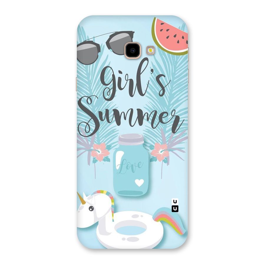 Girls Summer Back Case for Galaxy J4 Plus