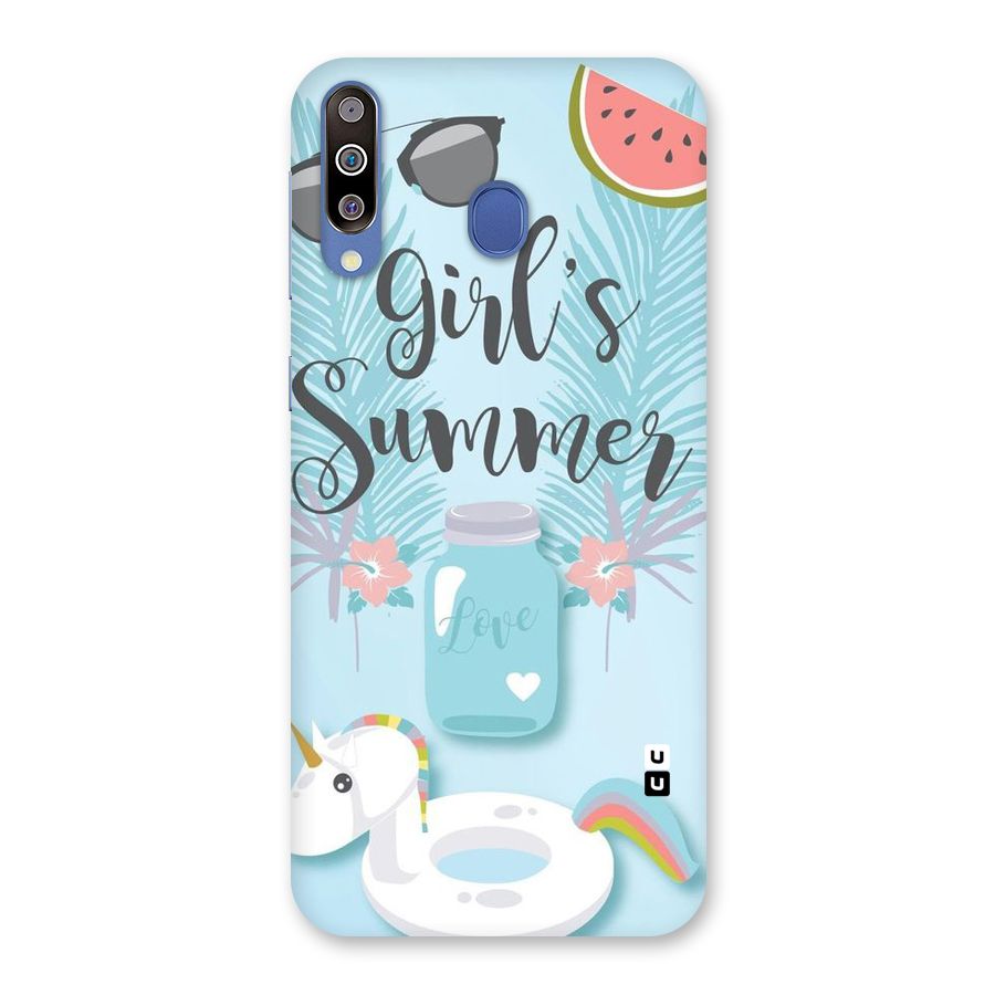 Girls Summer Back Case for Galaxy M30