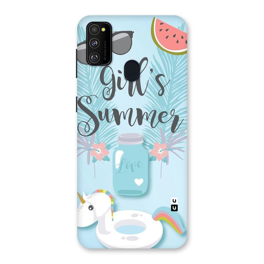 Girls Summer Back Case for Galaxy M30s