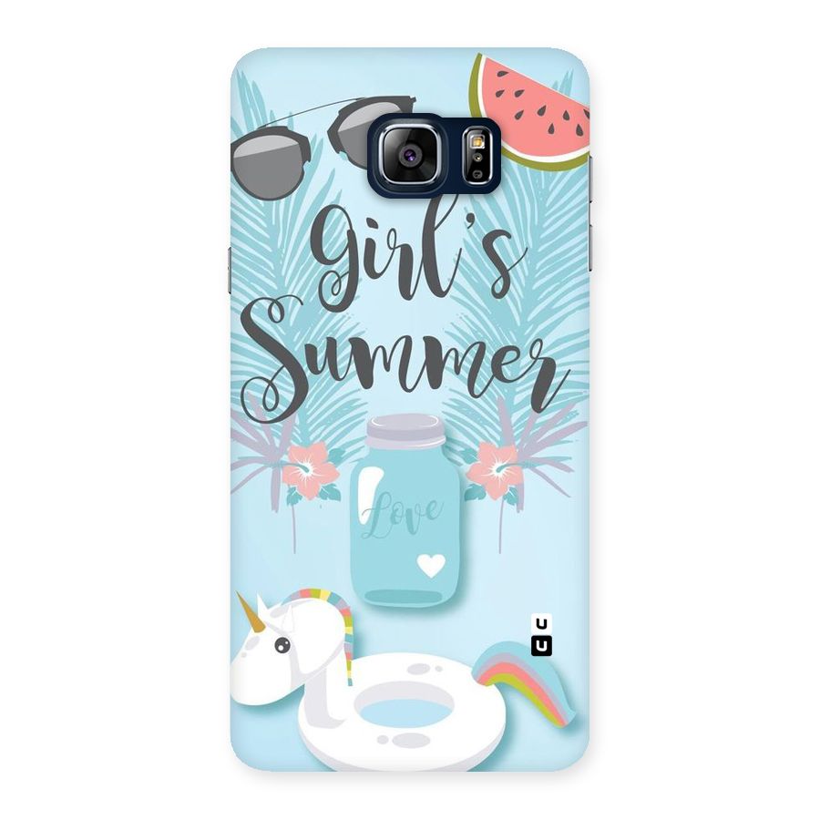 Girls Summer Back Case for Galaxy Note 5