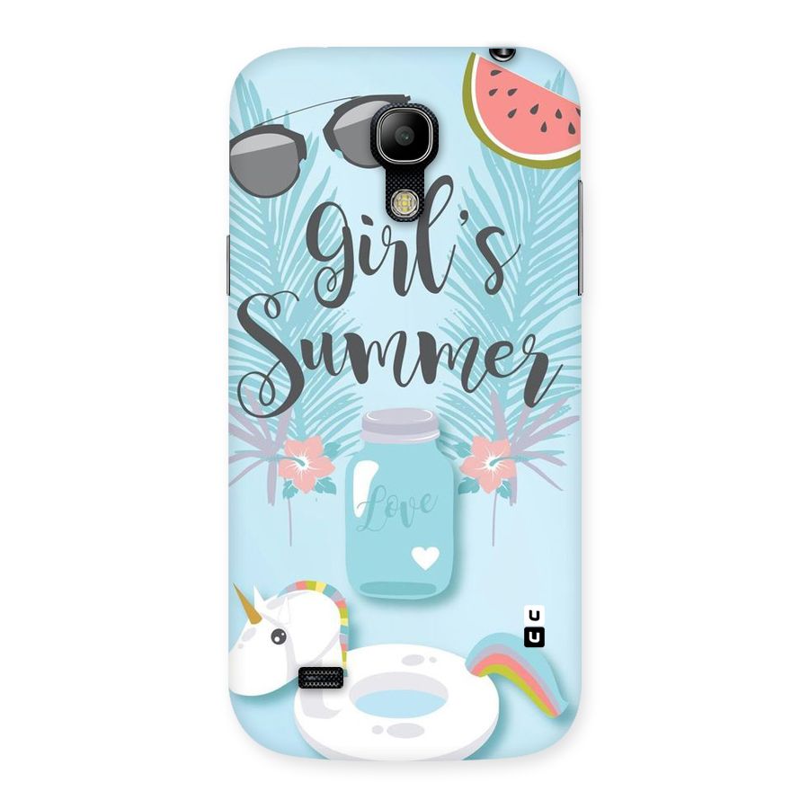 Girls Summer Back Case for Galaxy S4 Mini