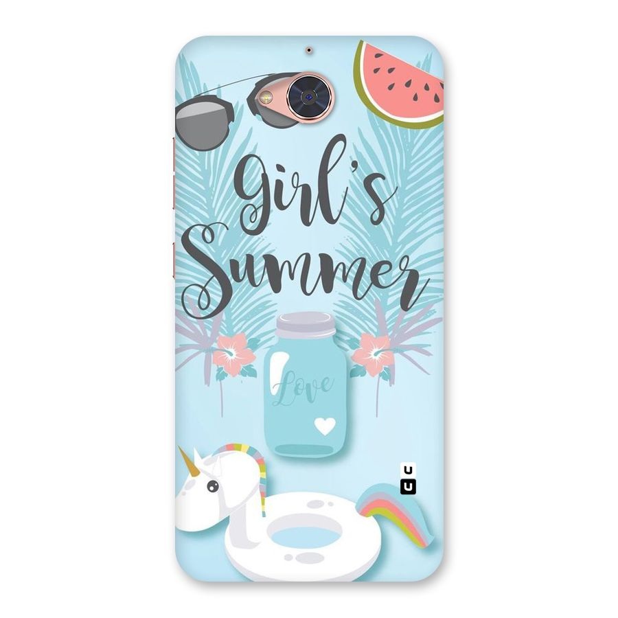 Girls Summer Back Case for Gionee S6 Pro