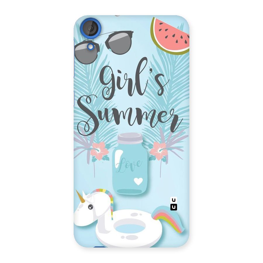 Girls Summer Back Case for HTC Desire 820s