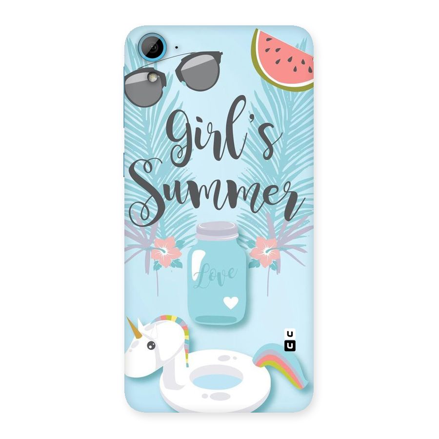 Girls Summer Back Case for HTC Desire 826