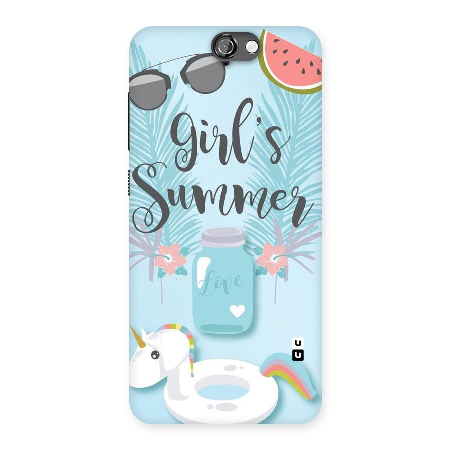 Girls Summer Back Case for HTC One A9