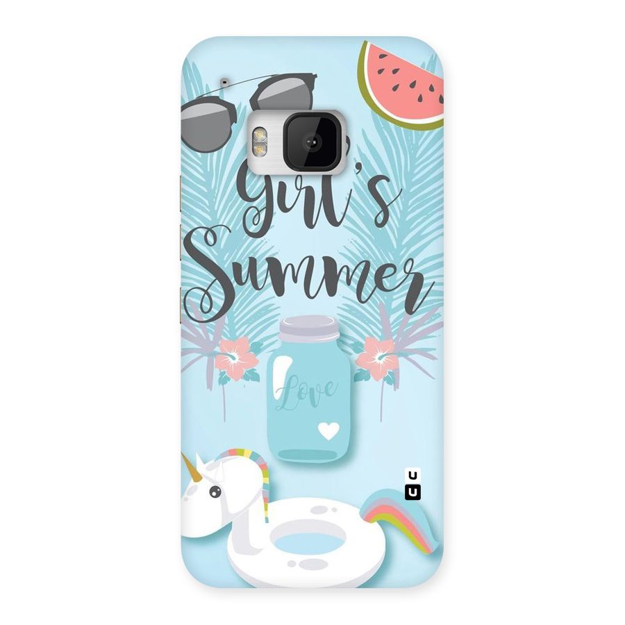 Girls Summer Back Case for HTC One M9
