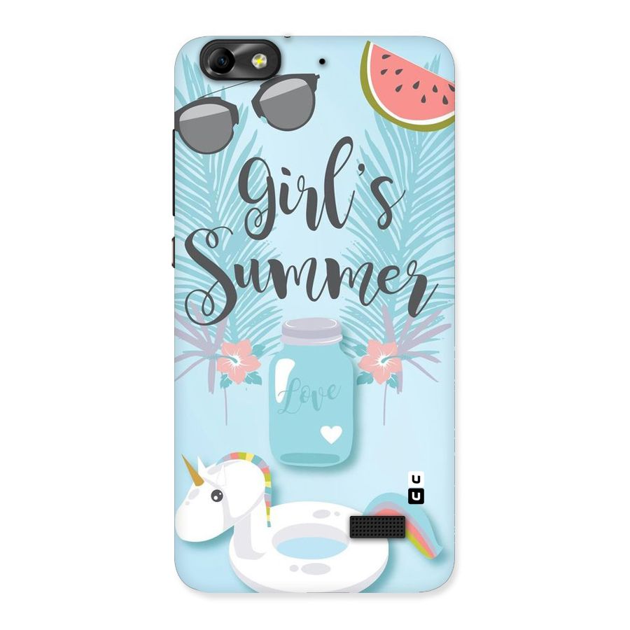 Girls Summer Back Case for Honor 4C
