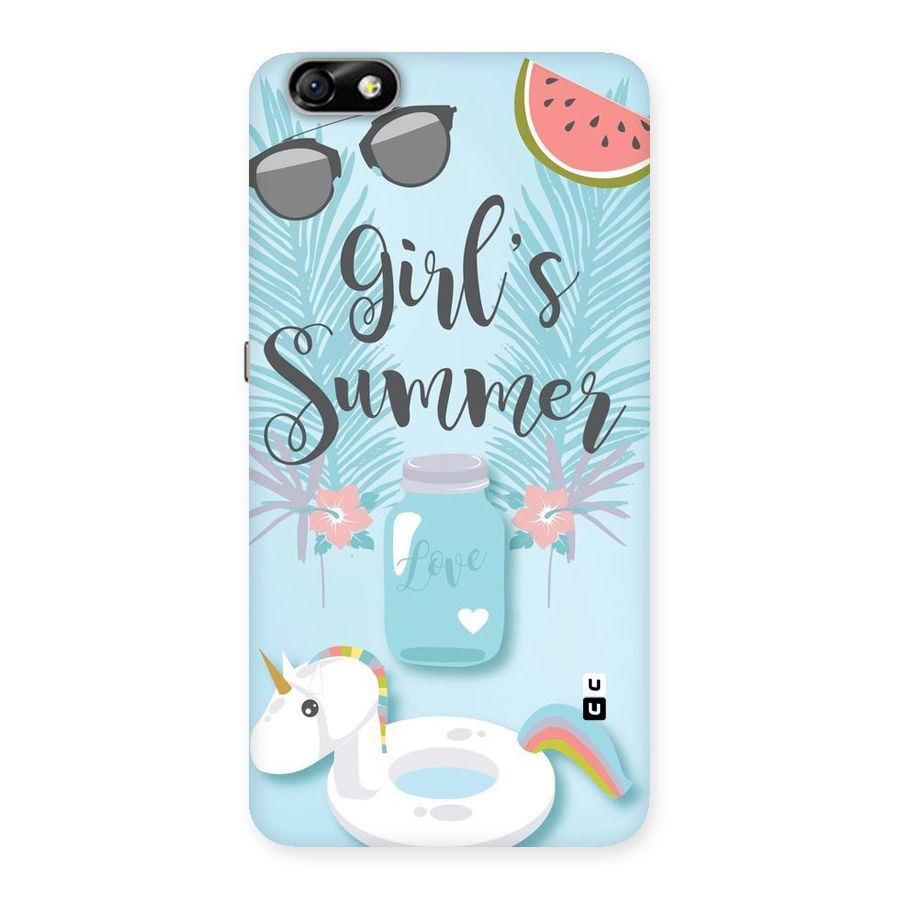 Girls Summer Back Case for Honor 4X