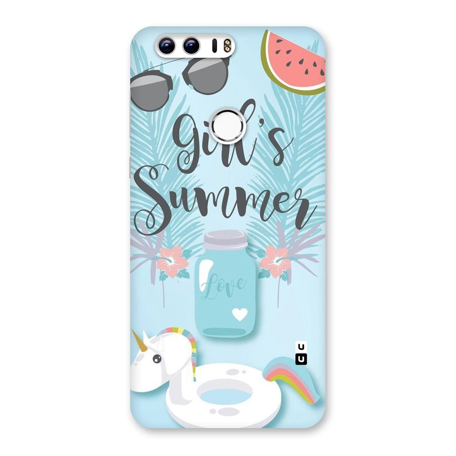 Girls Summer Back Case for Honor 8
