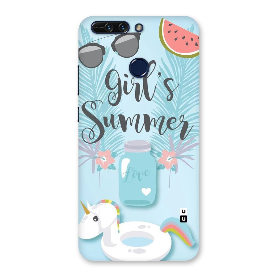 Girls Summer Back Case for Honor 8 Pro