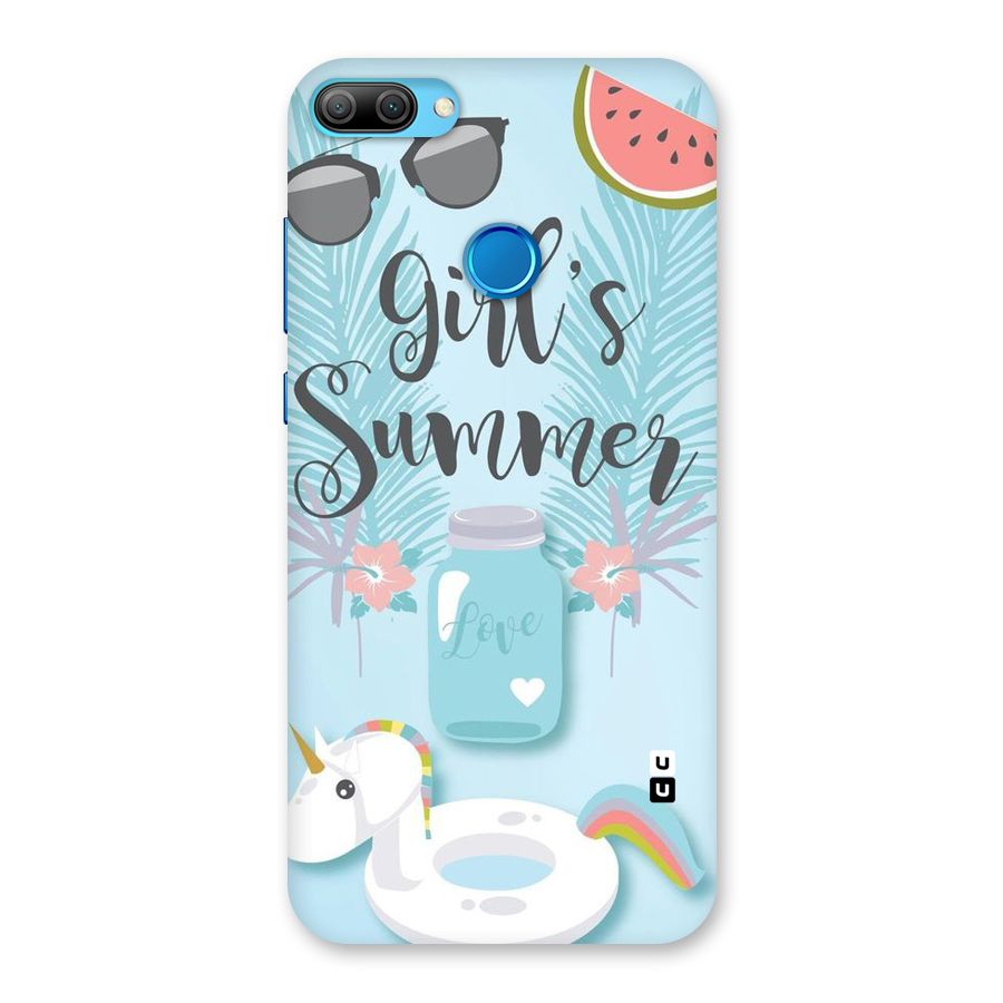 Girls Summer Back Case for Honor 9N