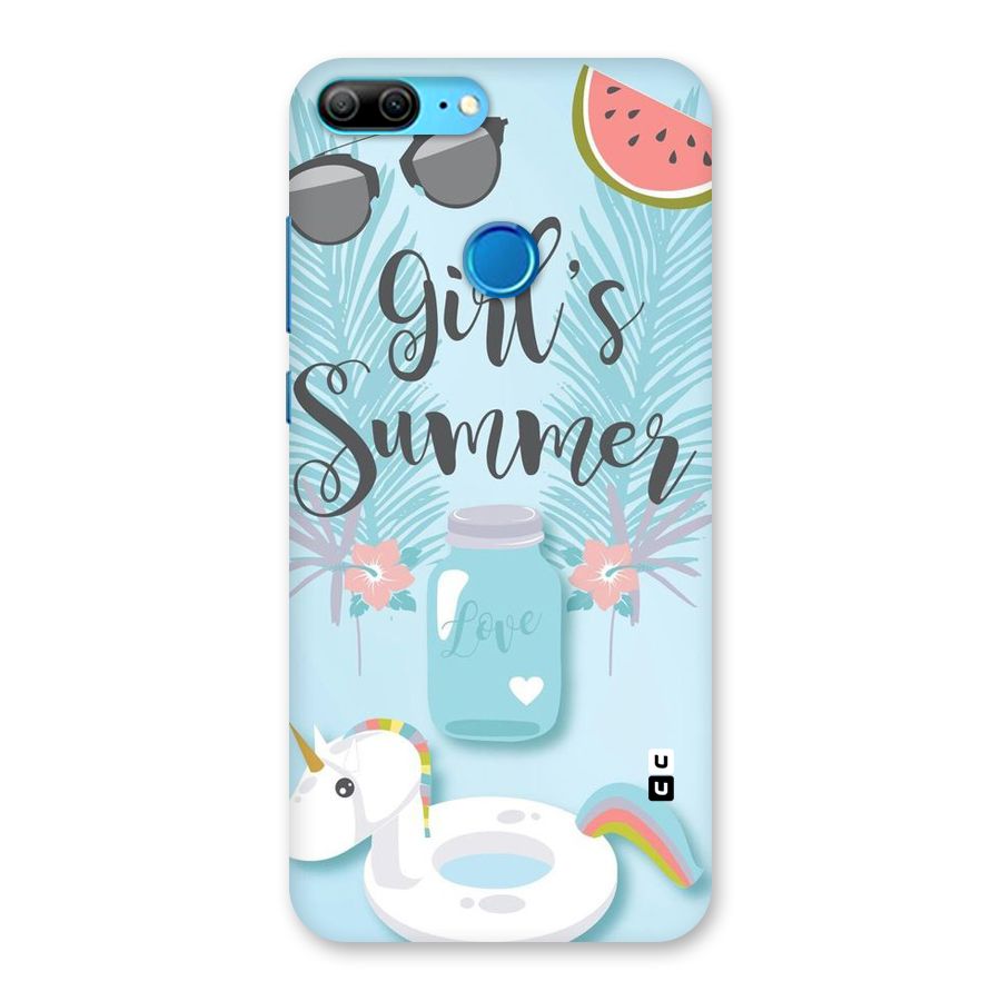 Girls Summer Back Case for Honor 9 Lite
