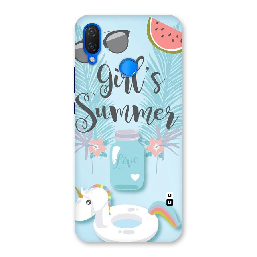 Girls Summer Back Case for Huawei P Smart+