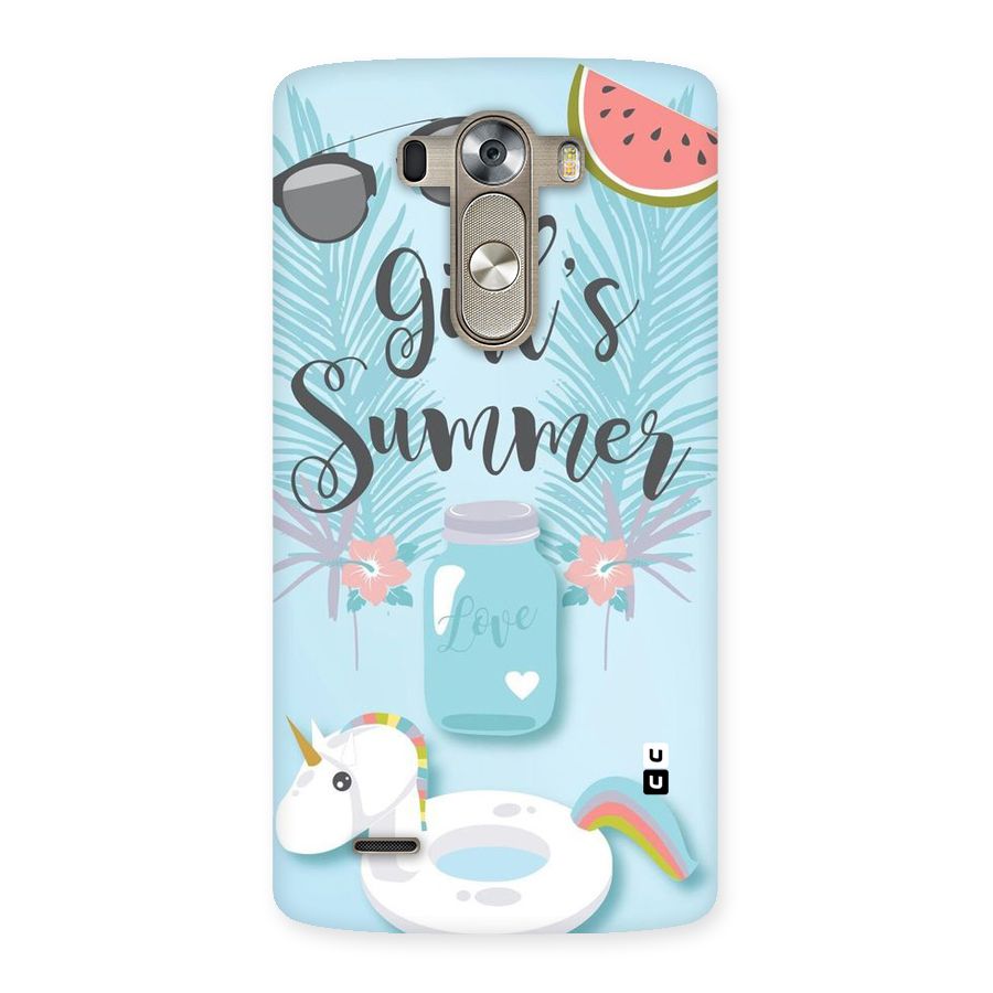 Girls Summer Back Case for LG G3