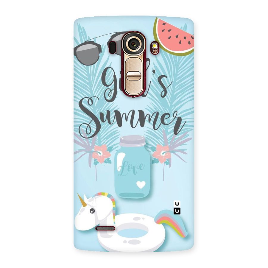 Girls Summer Back Case for LG G4