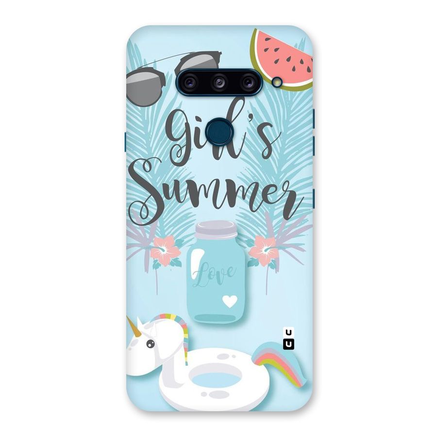 Girls Summer Back Case for LG  V40 ThinQ