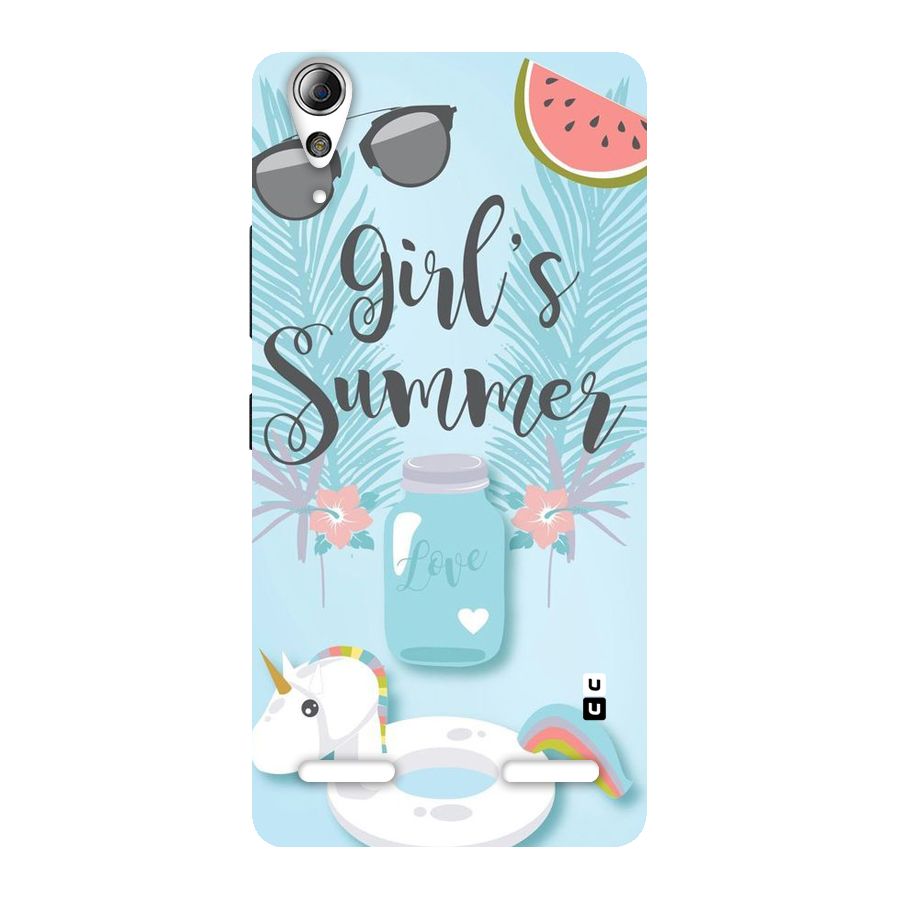 Girls Summer Back Case for Lenovo A6000