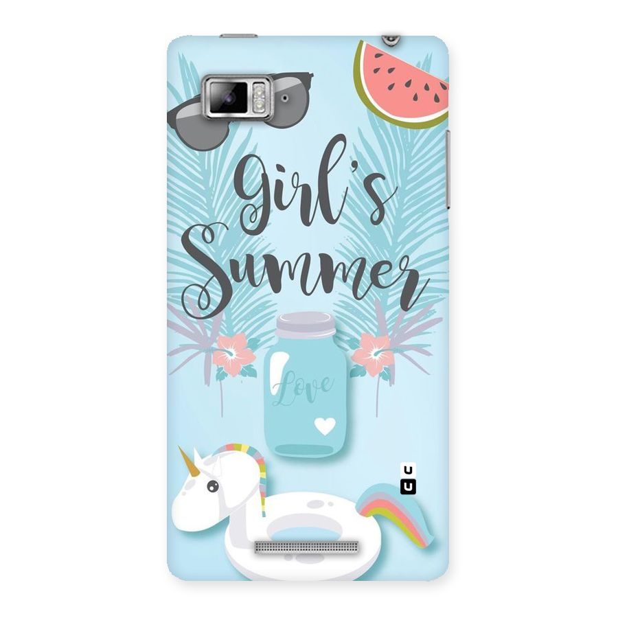 Girls Summer Back Case for Lenovo Vibe Z K910