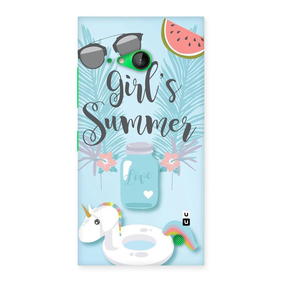 Girls Summer Back Case for Lumia 730